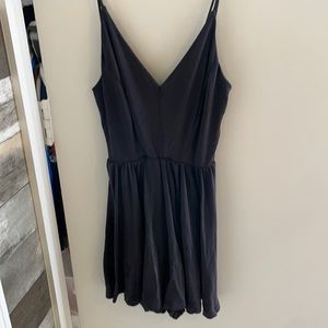 Silence + noise grey romper